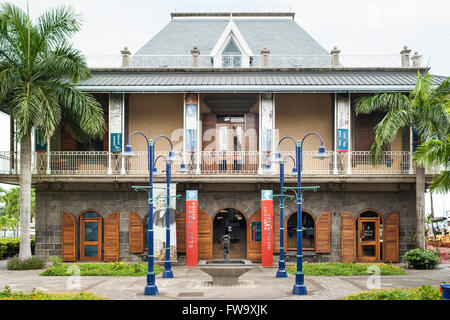 Le Blue Penny Museum à Port Louis, la capitale de l'île Maurice. Banque D'Images