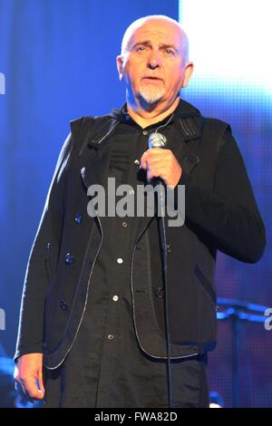 PETER GABRIEL le Radio City Music Hall, New York 5/3/2010 Photo Michael Brito Banque D'Images