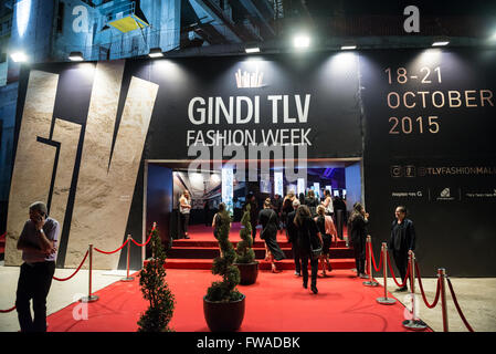 Gindi TLV fashion week le 18 octobre à Tel Aviv, Israël Banque D'Images