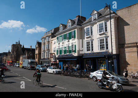 Vue de la Librairie Blackwell, Oxford, Royaume-Uni Banque D'Images