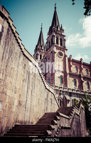 Basilique de Santa Maria, Covadonga, dans les Asturies, Espagne Banque D'Images