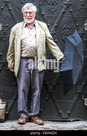 Gary Snyder un poète américain lors de sa visite à Prague en 2007 Banque D'Images