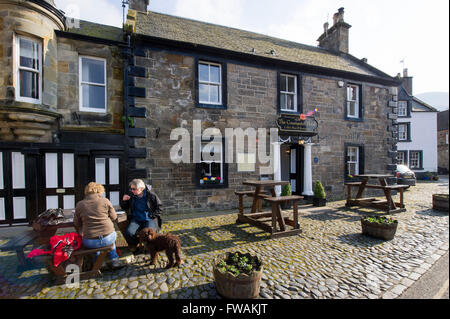 03/04/2016, The Covenanter Hotel, village, Fife Falkland en Écosse. Banque D'Images