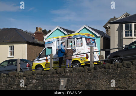 Clevedon sur la côte du Somerset du Nord Angleterre UK Banque D'Images