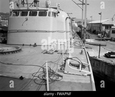 AJAXNETPHOTO. PORTCHESTER, Angleterre. VOSPER - Bateau de patrouille rapide - PERKASA - Vue du pont de la proue bâbord. PHOTO:COLLECTION VT/AJAXNETPHOTO ref:5609 VT Banque D'Images