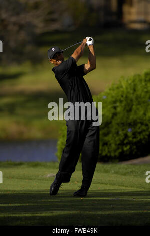 Orlando, FL, USA. Mar 16, 2007. Tiger Woods en action lors de l'Arnold Palmer Invitational à Bay Hill Club and Lodge le 16 mars 2007 à Orlando, Floride.ZUMA Press/Scott A. Miller © Scott A. Miller/ZUMA/Alamy Fil Live News Banque D'Images