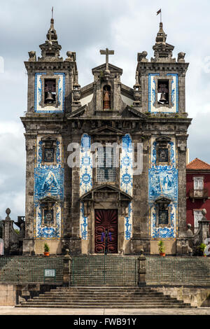 Eglise de Saint Ildefonse ou Igreja de Santo Ildefonso, Porto, Portugal Banque D'Images