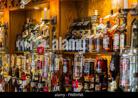 Bar du Muskerry Arms Pub, Blarney, comté de Cork, Irlande. Banque D'Images