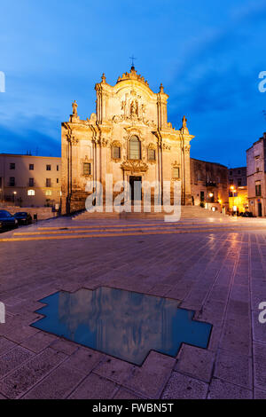 Église Saint-François d'assises à Matera Banque D'Images