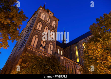 L'église Sainte Marie de Rostock Banque D'Images