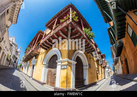 Coin de Cartagena de Indias Banque D'Images