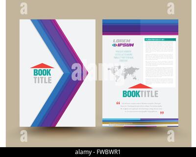 Modèle de conception de brochure Vector, flyer, mise en page couverture du magazine & modèle d'affiche. Vector illustration. Peut utiliser pour l'impression. Illustration de Vecteur