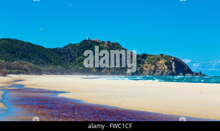 Deltaplanes sur Byron Bay Banque D'Images