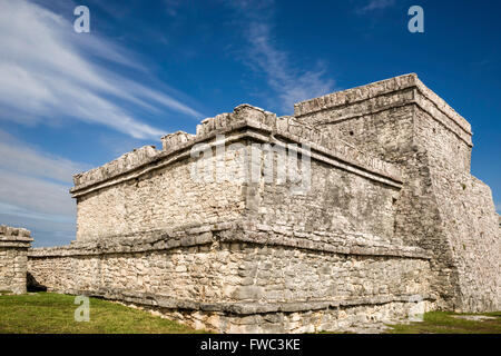 Ruines Maya, Tulum , Mexique Banque D'Images