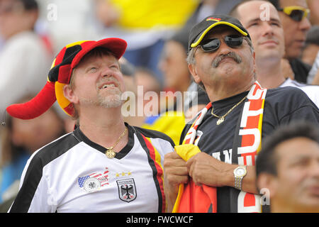 Boca Raton, FL, USA. 29 mai, 2013. Des fans allemands pendant un match amical contre l'Equateur à FAU Stadium à Boca Raton, Floride le 29 mai 2013. L'Allemagne a gagné 4-2.ZUMA PRESS/Scott A. Miller © Scott A. Miller/ZUMA/Alamy Fil Live News Banque D'Images