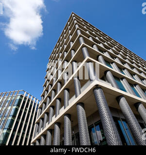 Un carré, Pancras King's Cross, Londres, Angleterre, Royaume-Uni Banque D'Images