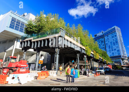 La ville de New York, SEP 14 : La ligne élevée à New York le 14 septembre 2014 Banque D'Images