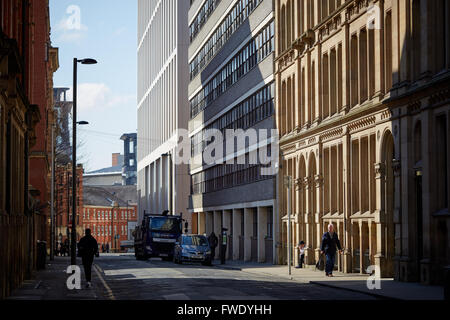 Les bâtiments de l'entrepôt de Manchester Banque D'Images