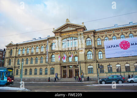 Ateneumin taidemuseo, Ateneum art museum, Kaivokatu, le centre d'Helsinki, Finlande Banque D'Images