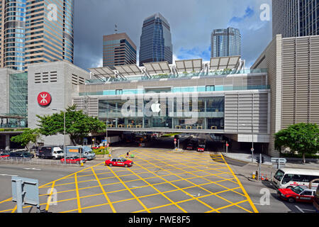 Apple Store, International Finance Centre, la SFI, le Centre, l'île de Hongkong, Chine Banque D'Images