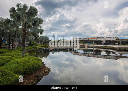 Monorail de Epcot Banque D'Images