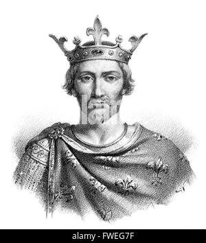 Philippe I, Philippe J, Philipp I., 1052-1108, a appelé l'Amorous, Roi des Francs Banque D'Images