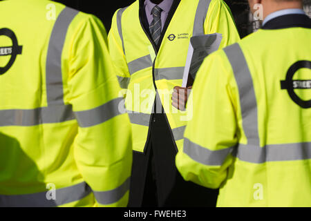 Journée de recrutement, Transport for London, rues de Londres, Londres, Angleterre, Royaume-Uni Banque D'Images