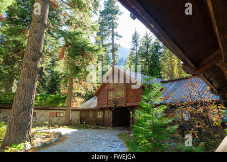 Maison Vikingsholm, Photos prises dans Lake Tahoe Area Banque D'Images