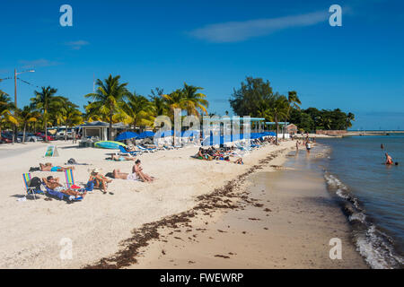 Higgs beach, Key West, Floride, États-Unis d'Amérique, Amérique du Nord Banque D'Images