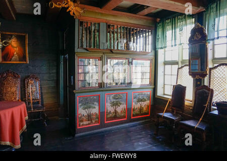 Bâtiment du Musée hanséatique, Bryggen, Bergen, Hordaland, Norvège, Scandinavie, Europe Banque D'Images