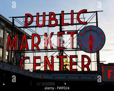 Pike Place Market. Seattle, Washington, USA. Banque D'Images