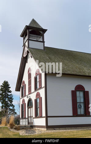 Ancien hôtel de ville et musée d'histoire maintenant entrée bloomington minnesota Banque D'Images
