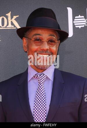 Los Angeles, CA, USA. 4ème apr 2016. Giancarlo Esposito au niveau des arrivées pour LE LIVRE DE LA JUNGLE de Premiere, El Capitan Theatre, Los Angeles, CA, le 4 avril 2016. Credit : Elizabeth Goodenough/Everett Collection/Alamy Live News Banque D'Images