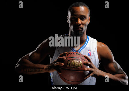 Orlando, FL, USA. 27 Sep, 2010. Orlando Orlando Magic avant Rashard Lewis (9) au cours de la Journée des médias, Orlando Magic au Amway Center le 27 septembre 2010 à Orlando, Floride.ZUMA Press/Scott A. Miller © Scott A. Miller/ZUMA/Alamy Fil Live News Banque D'Images