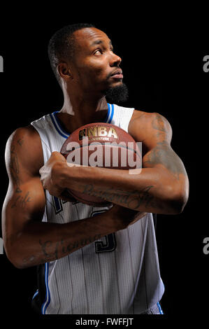 Orlando, FL, USA. 27 Sep, 2010. Orlando Orlando Magic avant Rashard Lewis (9) au cours de la Journée des médias, Orlando Magic au Amway Center le 27 septembre 2010 à Orlando, Floride.ZUMA Press/Scott A. Miller © Scott A. Miller/ZUMA/Alamy Fil Live News Banque D'Images