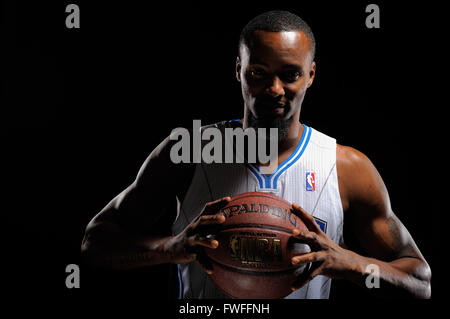 Orlando, FL, USA. 27 Sep, 2010. Orlando Orlando Magic avant Rashard Lewis (9) au cours de la Journée des médias, Orlando Magic au Amway Center le 27 septembre 2010 à Orlando, Floride.ZUMA Press/Scott A. Miller © Scott A. Miller/ZUMA/Alamy Fil Live News Banque D'Images