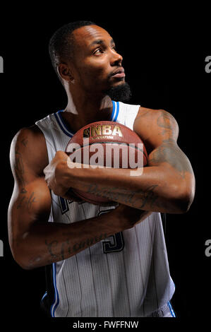 Orlando, FL, USA. 27 Sep, 2010. Orlando Orlando Magic avant Rashard Lewis (9) au cours de la Journée des médias, Orlando Magic au Amway Center le 27 septembre 2010 à Orlando, Floride.ZUMA Press/Scott A. Miller © Scott A. Miller/ZUMA/Alamy Fil Live News Banque D'Images