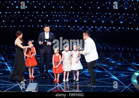 Hong Kong, Chine. Le 04 Avr, 2016. Andy Lau assiste à la 35e Hong Kong Film Awards à Hong Kong, Chine, le 04 avril, 2016. © TopPhoto/Alamy Live News Banque D'Images