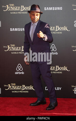 Hollywood, CA, USA. 4ème apr 2016. Giancarlo Esposito. ''Le livre de la Jungle'' Los Angeles Premiere tenue au El Capitan Theatre. Sammi : Crédit/AdMedia/ZUMA/Alamy Fil Live News Banque D'Images