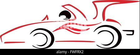 Voiture de course Illustration de Vecteur