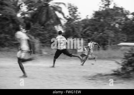 Street Soccer, République démocratique du Congo Banque D'Images