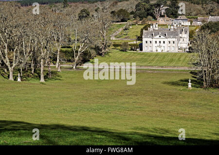 Grande maison de campagne dans le Dorset Banque D'Images