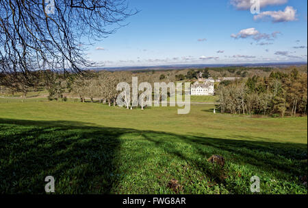 Grande maison de campagne dans le Dorset Banque D'Images