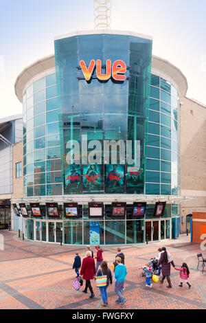 Le cinéma Vue extérieur, le centre commercial Oracle, lecture Berkshire UK Banque D'Images