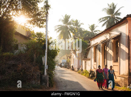 Scène de rue, Panjim, Goa, Inde, Asie du Sud Banque D'Images