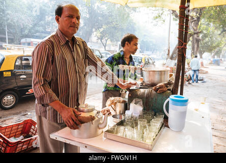 Blocage de Chai, Mumbai, Inde, Asie du Sud Banque D'Images