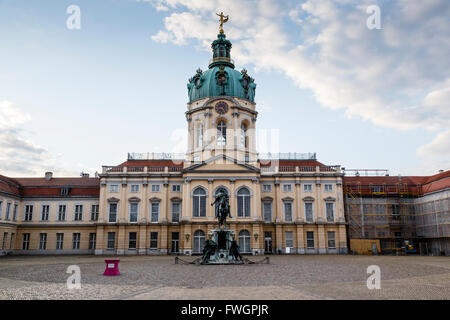 Le château de Charlottenburg (Château de Charlottenburg), Charlottenburg, Berlin, Germany, Europe Banque D'Images