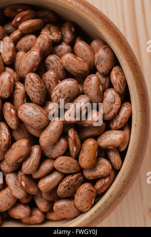 Les haricots Pinto un populaire bean dans le États-Unis et le nord-ouest du Mexique et utilisés dans les haricots frits Banque D'Images