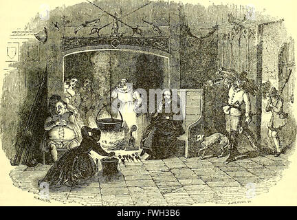 Les comédies, les histoires, les tragédies et les poèmes de William Shakspere (1851) Banque D'Images