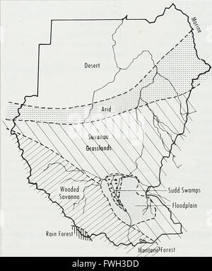 L'Atlas de conservation des forêts tropicales - Afrique (1992) Banque D'Images